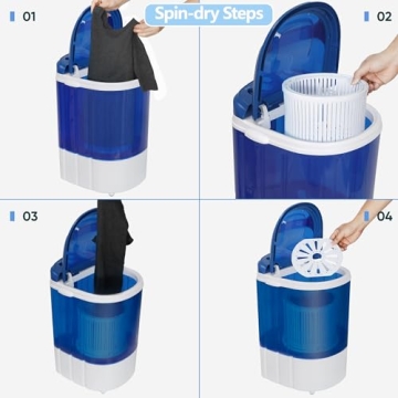 Portable Mini Washing Machine for Small Spaces
