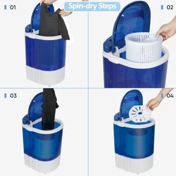 Portable Mini Washing Machine for Small Spaces
