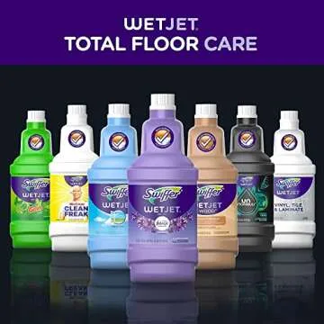 Swiffer WetJet Multi-Purpose Floor Cleaner Solution Refill, Vinyl, Tile & Laminate Floor Mopping and Cleaning, 1.25 Liter (2 Pack)