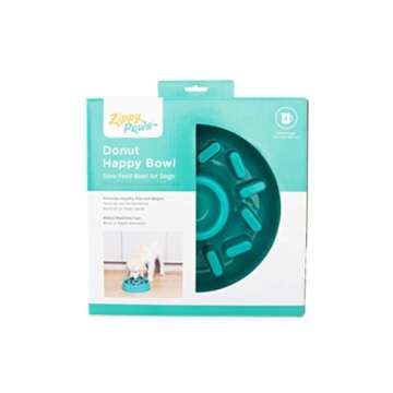 ZippyPaws Happy Bowl - Slow Feeder for Healthy Dogs