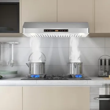 ARLIME 30" Range Hood with Smart Controls & Filters