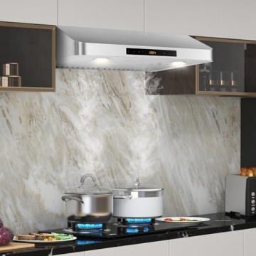 ARLIME 30" Range Hood with Smart Controls & Filters