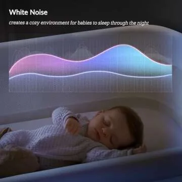 VaVaSoo Electric Bassinet with 3 Rocking Speeds and Music