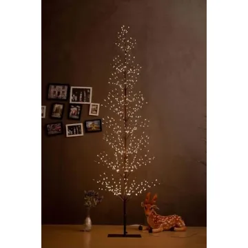 Snokip 7FT LED Warm Tree for Indoor Outdoor Holiday Decor