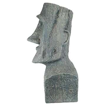 Stunning Easter Island Moai Statue for Garden Decor