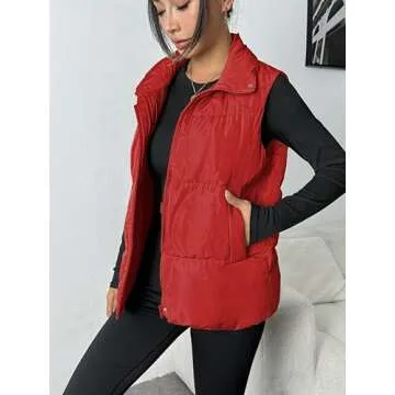 Zeagoo Women Lightweight Puffer Vest - Stylish Winter Jacket
