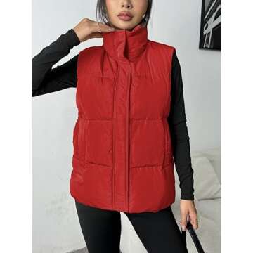 Zeagoo Women Lightweight Puffer Vest - Stylish Winter Jacket