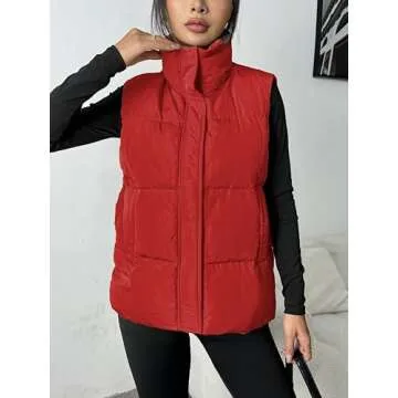 Zeagoo Women Lightweight Puffer Vest - Stylish Winter Jacket