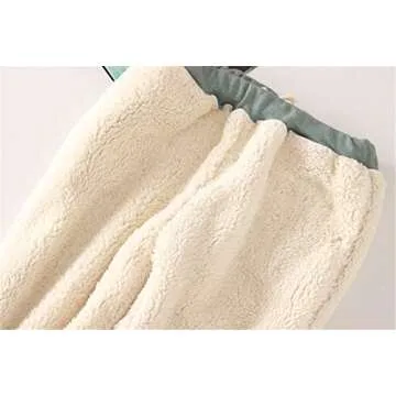 HeSaYep Women's Warm Sherpa Lined Sweatpants for Winter Comfort