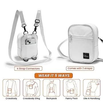 Vibe Festival Gear Small Crossbody Bag for All Activities
