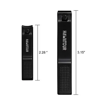 HAWATOUR Nail Clippers Set - Ergonomic & Durable Design