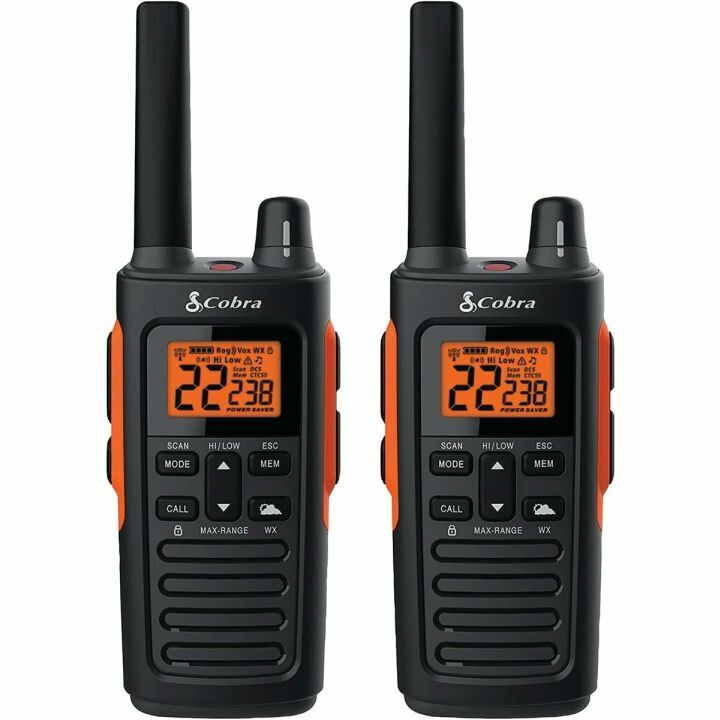 Rugged Cobra RX680 Walkie Talkies - Waterproof & Rechargeable
