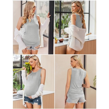 Ekouaer Maternity Breastfeeding Shirt - Comfy & Stylish