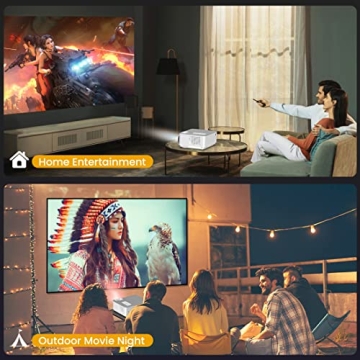 FANGOR 5G WiFi Bluetooth Projector 1080P Full HD