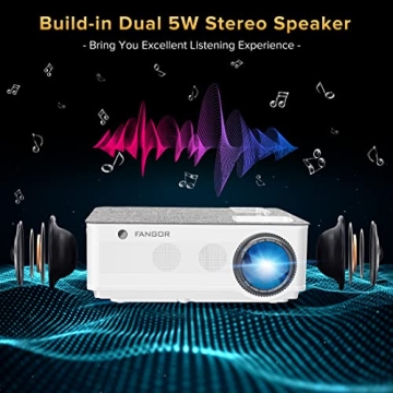 FANGOR 5G WiFi Bluetooth Projector 1080P Full HD