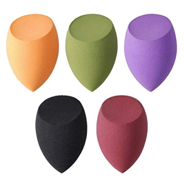 JLHT 5 Pcs Makeup sponges Set Blender Beauty Cosmetics Tool Flawless Facial Powder Puff Foundation S...
