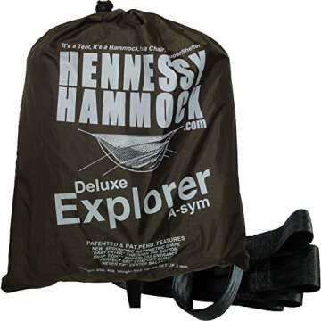 Hennessy Hammock - Explorer Deluxe Classic XL - Built Tough for Emergency Services