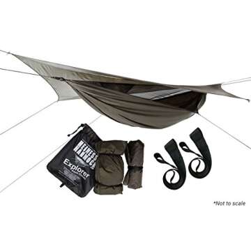 Hennessy Hammock - Explorer Deluxe Classic XL - Built Tough for Emergency Services