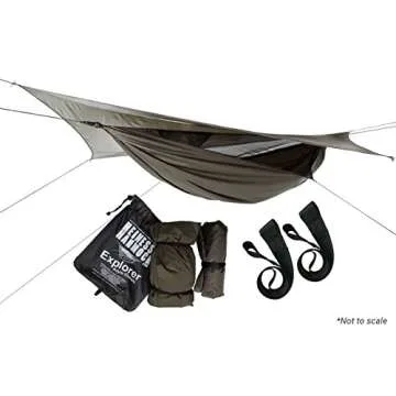 Hennessy Hammock - Explorer Deluxe Classic XL - Built Tough for Emergency Services