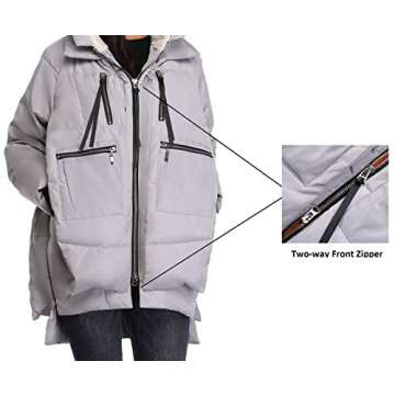 FADSHOW Women's Warm Thickened Down Jacket for Winter