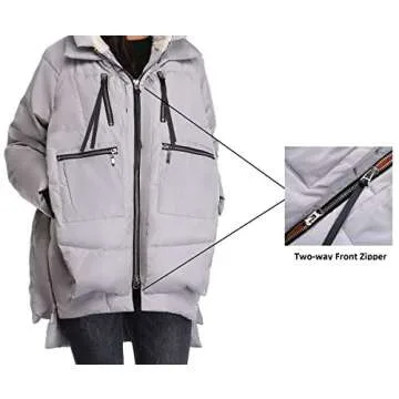 FADSHOW Women's Warm Thickened Down Jacket for Winter