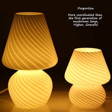 BSOD Taller Mushroom Lamp for Cozy Vintage Home Decor