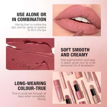 LANGMANNI Luxury Lip Kit - Long-Lasting Lip Makeup Set