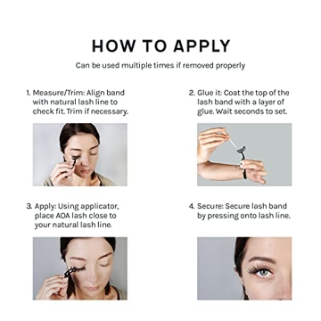 AOA Studio 6 Pairs Scarlette Natural False Eyelashes Kit