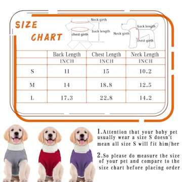 Small Dog Sweaters with Leash Hole Turtleneck Dog Sweaters Knitwear Boys Girls Warm Soft and High St...