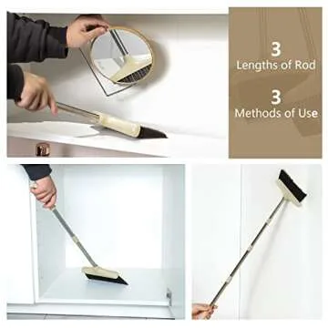 BoxedHome Broom and Dustpan Set for Efficient Cleaning