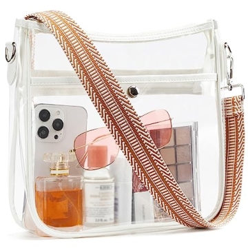 BOSTANTEN Clear Crossbody Bag for Concerts and Events