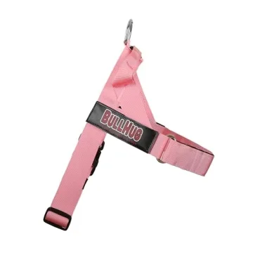 BULLHUG Adjustable Dog Harness– No Pull, No Choke – for English Bulldogs, French Bulldogs, Pugs ...