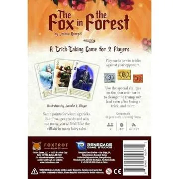 Fox in the Forest Card Game for 2 Players - Compact & Fun
