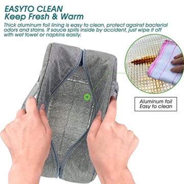 Stylish Mziart Insulated Lunch Bag for Work and Picnics