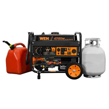WEN DF475T Dual Fuel Generator 4750-Watt with Electric Start
