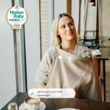 Stylish Muslin Nursing Cover for Breastfeeding Comfort