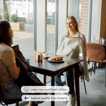 Stylish Muslin Nursing Cover for Breastfeeding Comfort