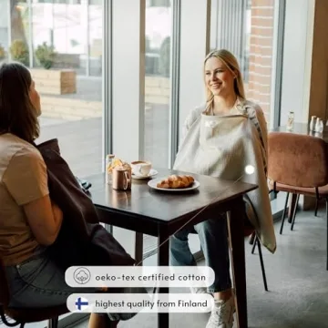 Stylish Muslin Nursing Cover for Breastfeeding Comfort