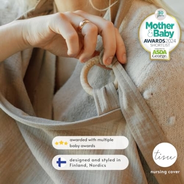 Stylish Muslin Nursing Cover for Breastfeeding Comfort