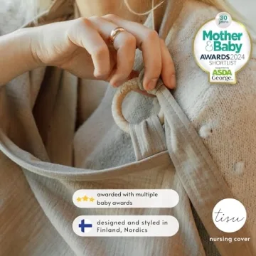 Stylish Muslin Nursing Cover for Breastfeeding Comfort