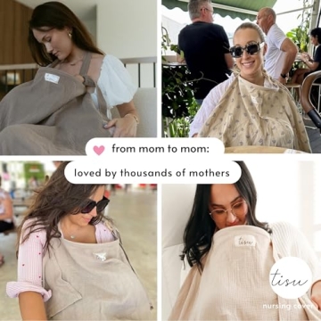 Stylish Muslin Nursing Cover for Breastfeeding Comfort