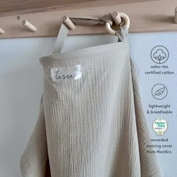 Stylish Muslin Nursing Cover for Breastfeeding Comfort