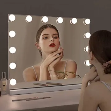 Fenair Vanity Mirror with USB Charger and Adjustable Lights