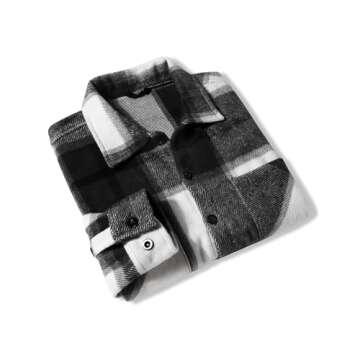 COOFANDY Men’s Plaid Flannel Shirt for Stylish Comfort