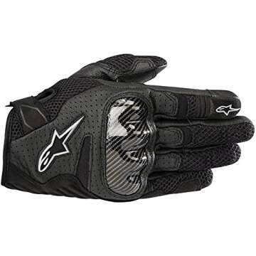 Alpinestars Women's Stella SMX-1 Air V2 Glove, Black, Medium