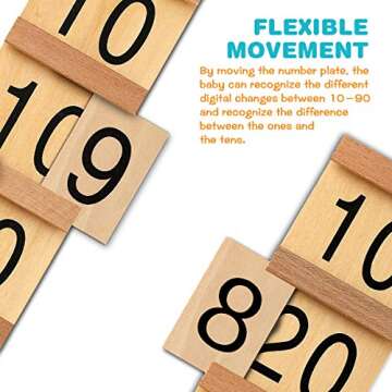 Montessori Math Material Teen & Ten Boards Educational Toy for Age 3-6 Family Version Teaching Aids