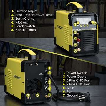 CUT53N Pro 53 Amps Plasma Cutter for CNC Cutting