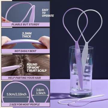Teenitor Pony Tail Hair Tools - Styling Loop Set for All Ages