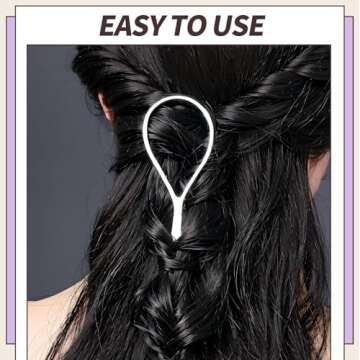 Teenitor Pony Tail Hair Tools - Styling Loop Set for All Ages