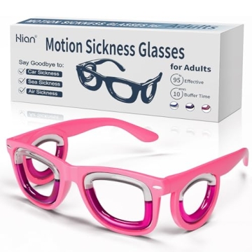 Hion Adult Anti-Motion Sickness Smart Glasses for Nausea Relief